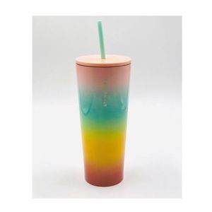 Starbucks Ombre Festival Rainbow Steel Tumbler